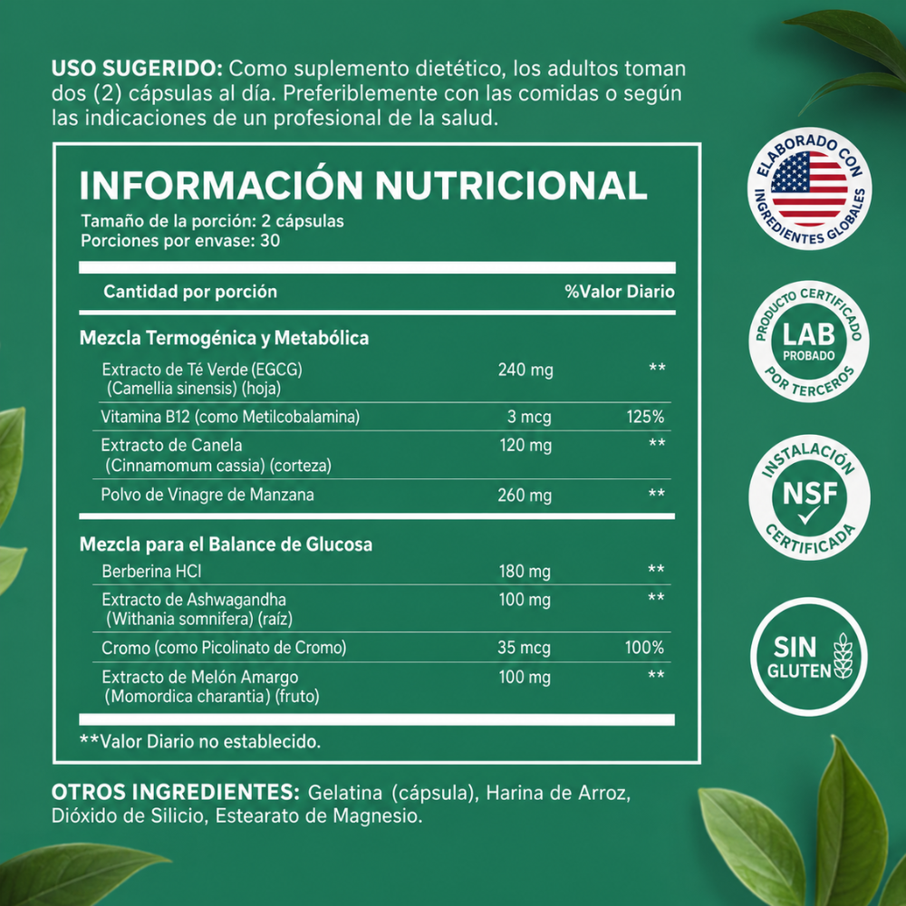 Metaburn | Apoyo Metabólico y Bienestar Digestivo
