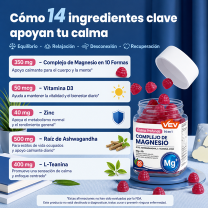 Gummies Magnesio 14 en 1