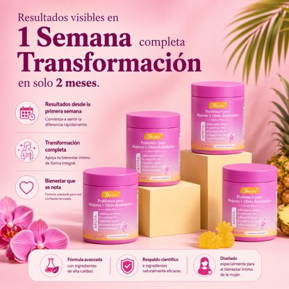 Probiótico Íntimo para Mujeres