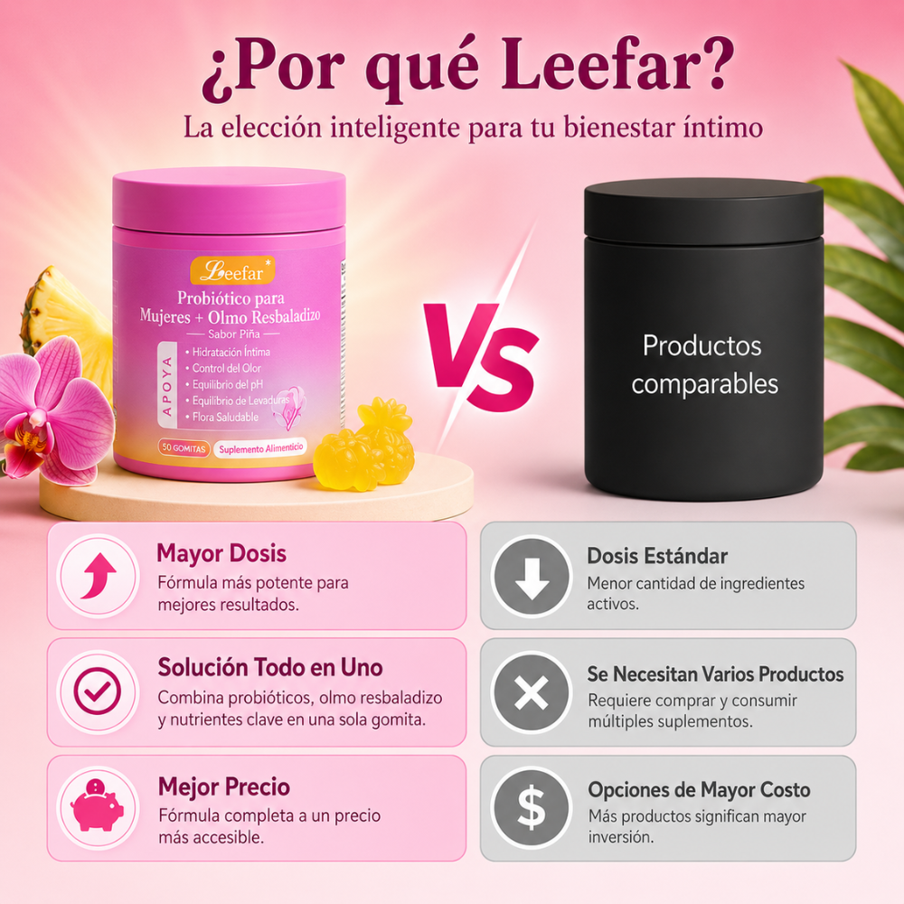 Probiótico Íntimo para Mujeres