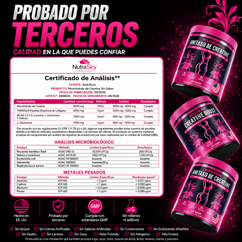 Creatina Monohidratada Femenina