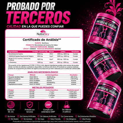 Creatina Monohidratada Femenina